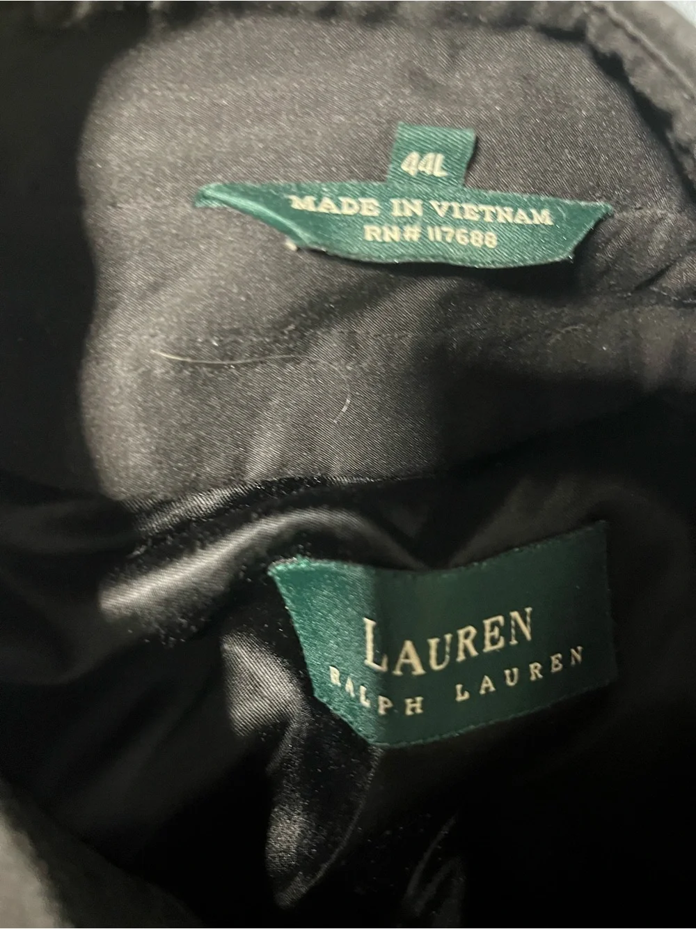 Polo Ralph Lauren men’s trench coat black